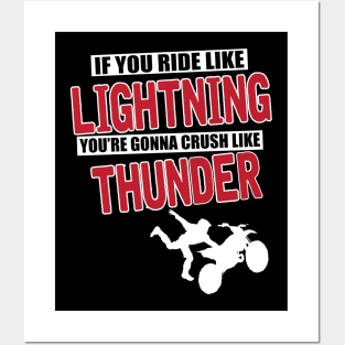 Ride like lightning Posters and Art